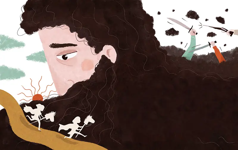 Prisoner telling a story